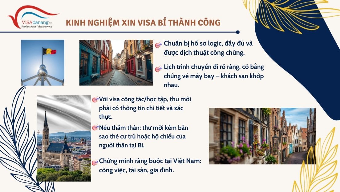 kinh nghiem visa bi